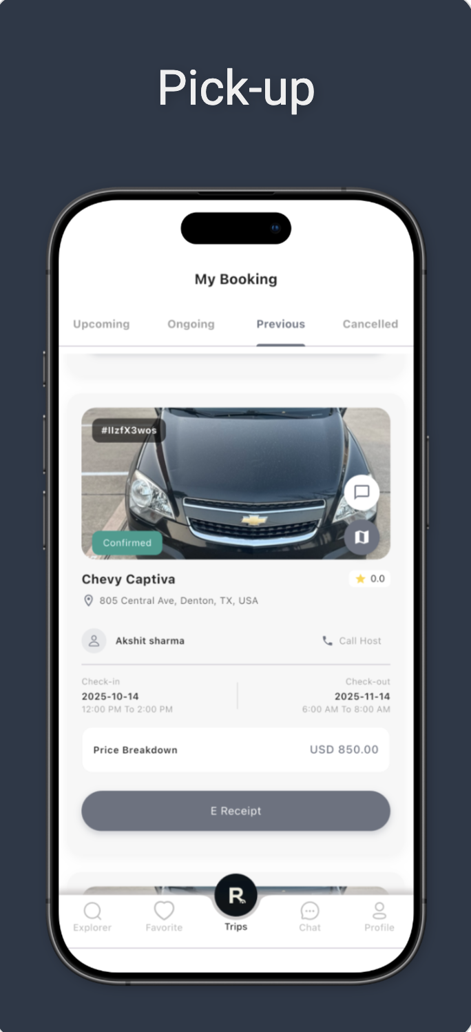 Pick-up screen